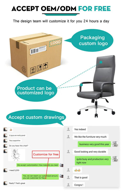 High Quality Real Leather Chair Office Meeting Room Swivel Ergonomic Manager Executive boss Office Leather Chair