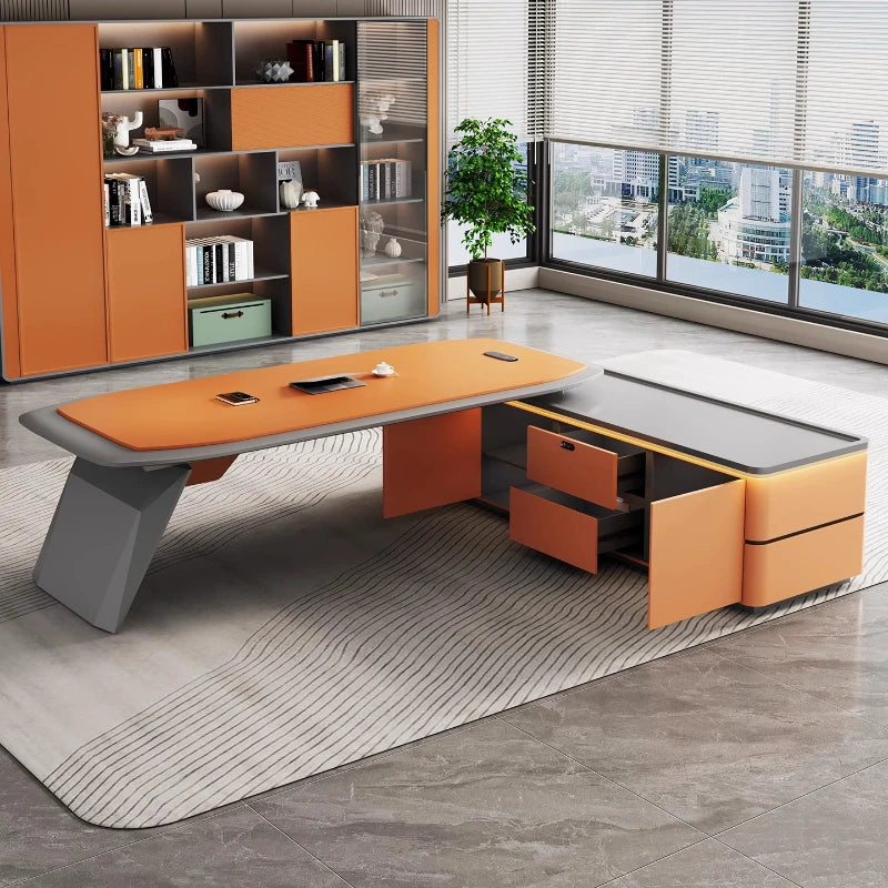 Sedentary Table One Person Desk Office Desks Gaming Mid-century Office Furniture Clearance Tables Modern Bureaux De Travail Room