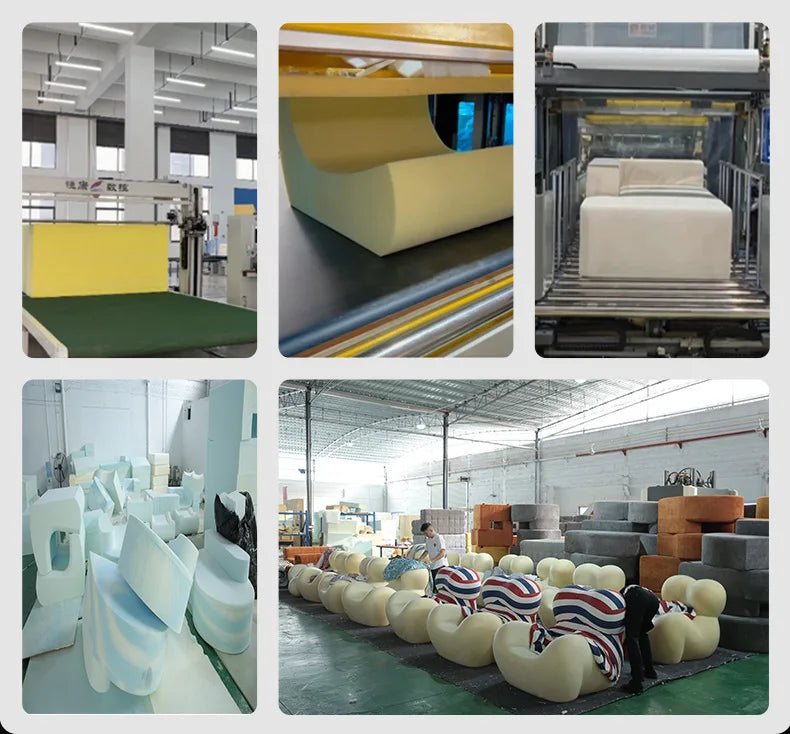 Italian Luxury Modular Sofa Vacuum Compressed Tufted Lazy Sofa Bread Design for Living Room