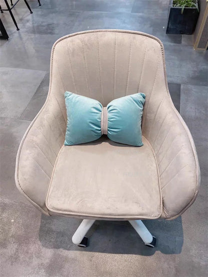 Modern Backrest Computer Chair Nordic Home Office Chairs Lift Swivel Armchair Soft Cushion Game Chair Creative Office Furniture