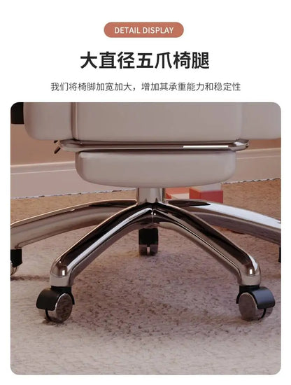 Headrest Folding gaming chairs Leather Luxury Adult Relax Chair Gaming Single Reclining Armchairs Rooms And Sofas Furniture