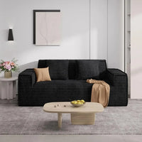 75'' Cloud Loveseat Sofa, No Assembly Required Comfy Deep Seat Couches 1 pcs for Living Room, Bedroom - Ready to Use  Customized