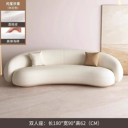 Narrow Designer Living Room Sofas Beige Italian Luxury Modern Living Room Sofas 2 Seater Nordic Woonkamerbanken Home Furniture