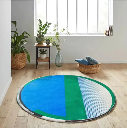 Luxury Senior Round Carpet, Family Living Room, Bedroom, Bedside, Study Sofa, Tea Table Cushion, Light Cushion