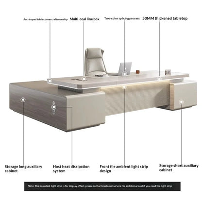 Computer Desk Modern Height Adjustable Electric Standing Workstation Memory Preset Home Office Professional Furniture Beauty