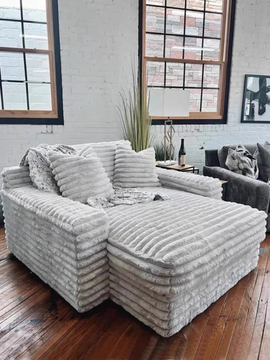 Couch Potato Comfortable Down Cloud Small Sofas Family Cloth Art Removable Combination Living Room Balcony Bedroom Creative