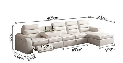 *-/2025  Italian Modern Luxury Leather Recliner Sofa Electric Reclining Sofa Living Room Furniture