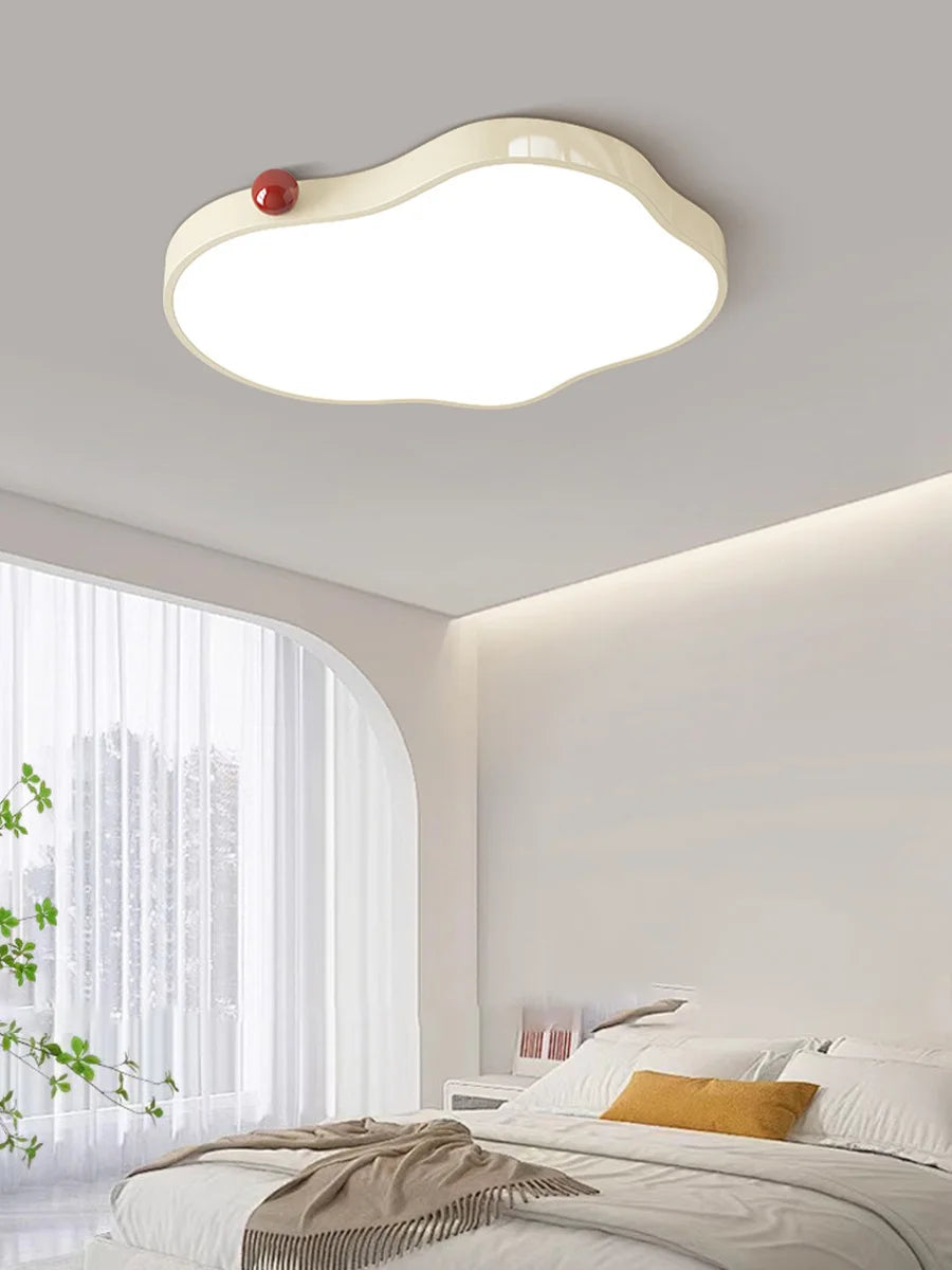 Modern cloud ceiling lamp with remote control, suitable for living rooms，bedrooms, LED lighting fixture, home decoration