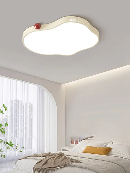 Modern cloud ceiling lamp with remote control, suitable for living rooms，bedrooms, LED lighting fixture, home decoration