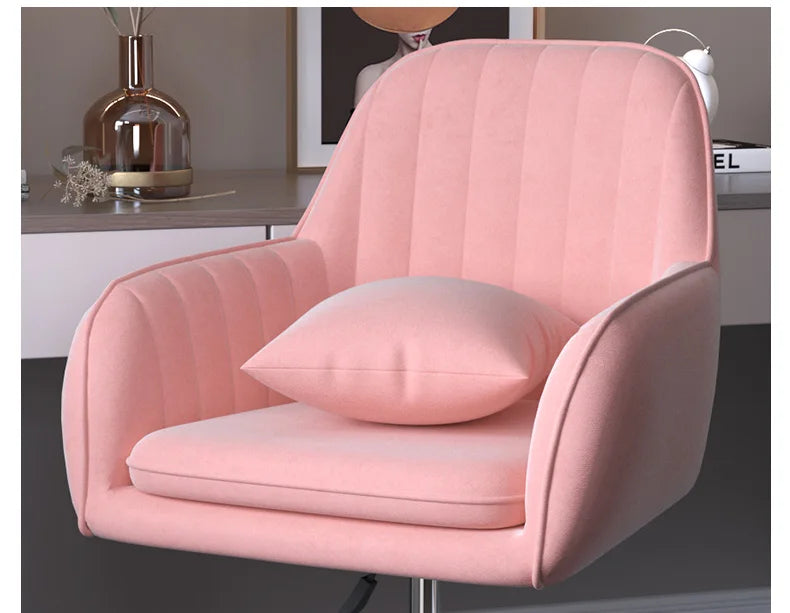 Modern Lift Swivel Office Chairs Study Room Chair Home Backrest Leisure Makeup Chair Bedroom Comfortable Computer Gaming Chair