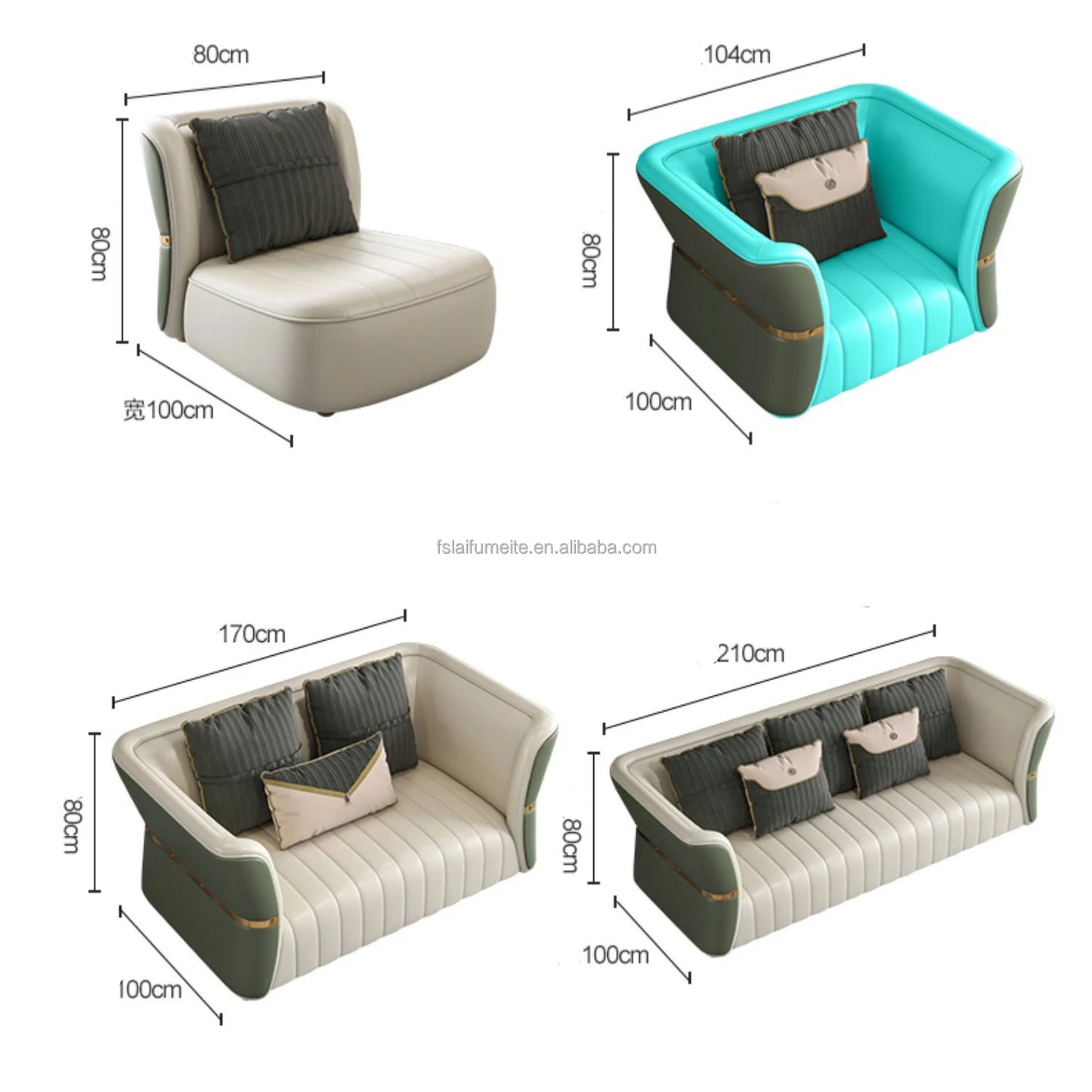 Light Luxury Leather Sofa Set Living Room Modern Sectionals Couch Lounge Custom Sofa Set Furniture for Home Living Room Sofa Set