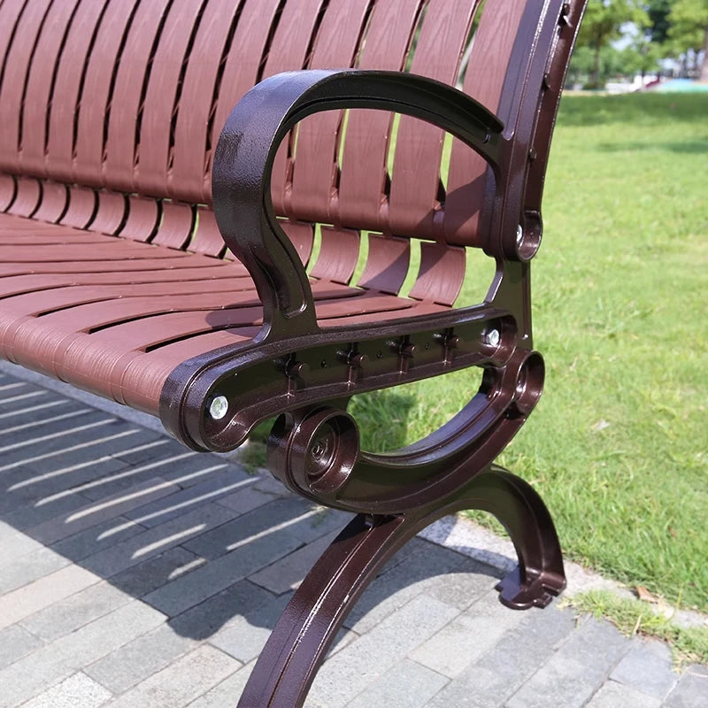 Automatic Convertible Contemporary Plastic Wood Waterproof Sunscreen Aluminum Alloy Park Chair & Outdoor Bench