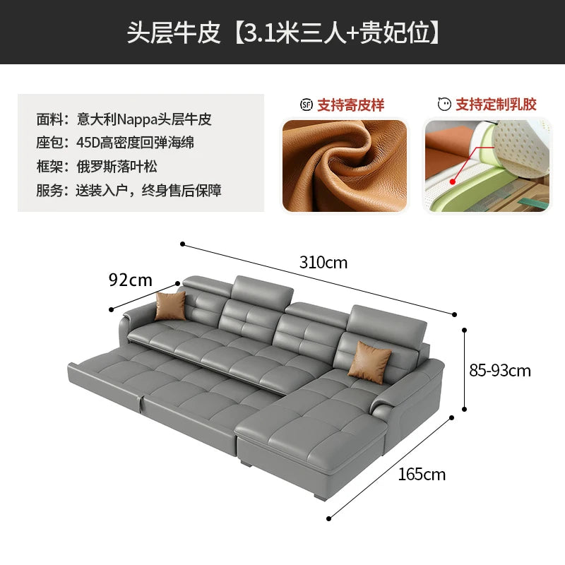 Italian Modern Sofas Minimalist Living Room Electric Lazy Sofas Relax Armchairs Apartment Articulos Para El Hogar Accessories