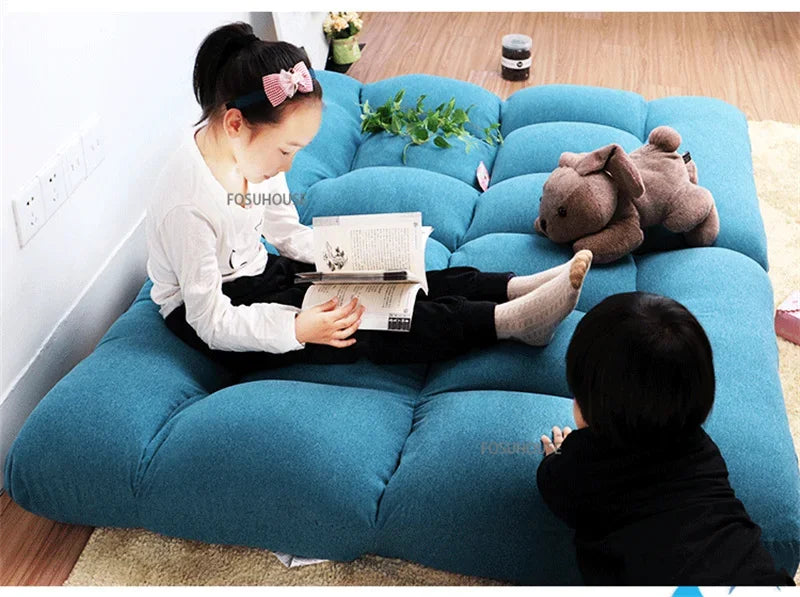 Creative Lying and Sleeping Living Room Sofa Japanese Tatami Bedroom Lazy Sofa Folding Backrest Lounge Chair Home Floor Chair