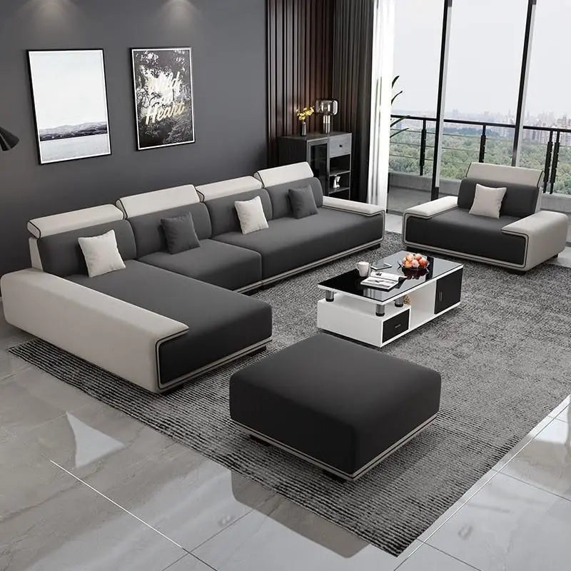 Nordic technology fabric sofa, concubine light luxury and simple