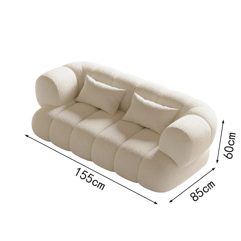 Plush Luxury Living Room Sofa Europe Family Minimalist Relaxing Sofa Lounger Filler Muebles Para El Hogar Furniture Decoration