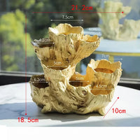 American Broken Root Shape Succulent Resin Flower Pot Outdoor Balcony Furnishing Crafts Garden Villa Vase Ornaments Decoration