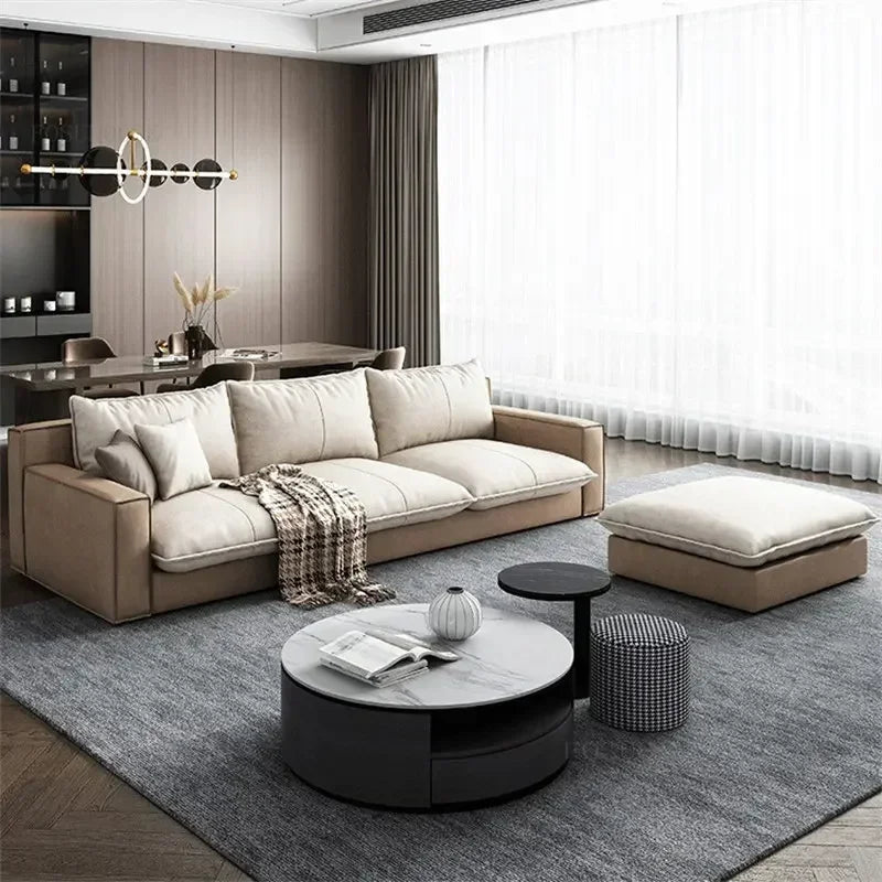 Fabric Sofa Modern Minimalist  Personality Chaise Sofa  Living Room Furniture