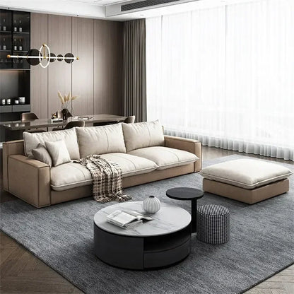 Fabric Sofa Modern Minimalist  Personality Chaise Sofa  Living Room Furniture