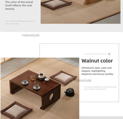 European Solid Wood Coffee Table Home Balcony Window Small Table Light Luxury Minimalist Sofa Side Table Living Room Furniture F