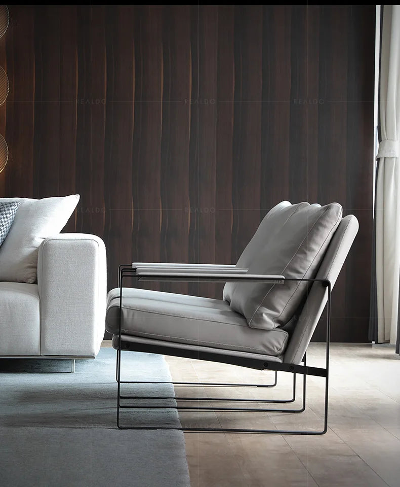Leisure Complete Cushion Chair Living Room Leather Unique Lazy Makeup Chair Reading Design Throne Woonkamer Stoelen Decor