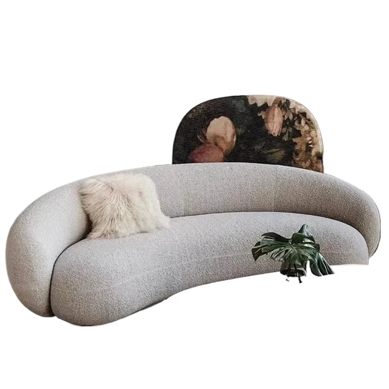 Throne Living Room Sofas Minimalist Curved Nordic Luxury Lazy Sofa Aesthetic Double Princess Muebles Entrance Hall Furniture