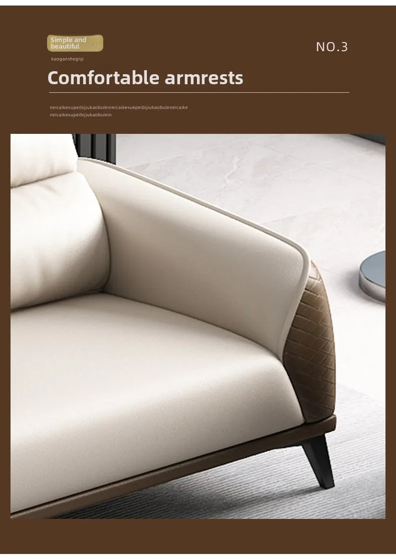 Office Sofa Business Simple Modern Rest Area Three-person Meeting Room Reception Negotiation Coffee Table Combination Office