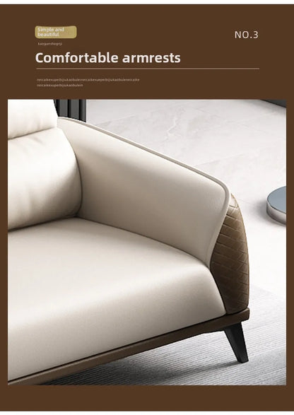 Office Sofa Business Simple Modern Rest Area Three-person Meeting Room Reception Negotiation Coffee Table Combination Office