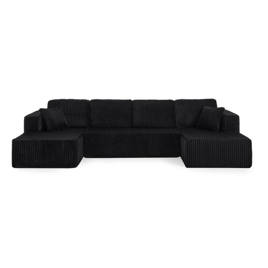 Combination compression segmented sofa corduroy sofa, living room and bedroom sofa