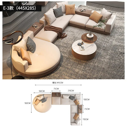 Minimalist Nordic Living Room Sofas Luxury Sectional Lounge Curved Living Room Sofas Designer Individual Muebles Home Furniture
