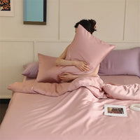 Mulberry Silk Bedding Set Luxury Natural 100% Silk Duvet Cover Set Bed Sheet Pillowcase Single Double Bedsheet King Queen Size