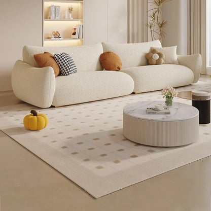 Nordic Cloud Living Room Sofas Cream Loveseat Tiny House Comfortable Living Room Sofas Relaxing Ergonomics Muebles Furniture