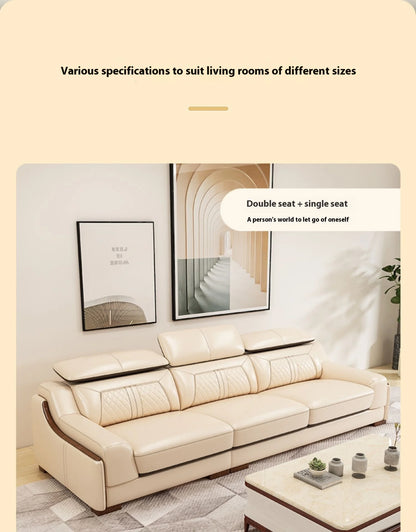 Modern Style Multifunctional Sofa Single Seat L-Shaped Combination Sofa With Massage Chair Leather Sofa Set With Speaker