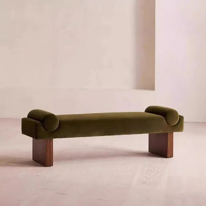 French retro style sofa bench stool living room pedal entrance shoe change stool bedroom bedside stool senior feeling cloakroom