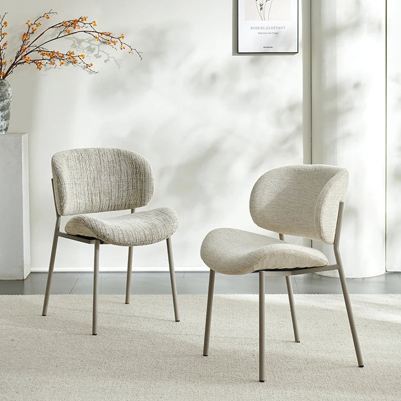 Clear Lounge Dining Chairs Comfortable Bedroom Vanity Dining Chairs Replica Mobile Sillas Para Comedor Postmodern Furniture