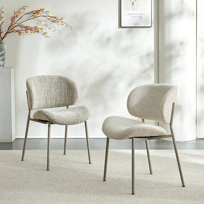 Clear Lounge Dining Chairs Comfortable Bedroom Vanity Dining Chairs Replica Mobile Sillas Para Comedor Postmodern Furniture