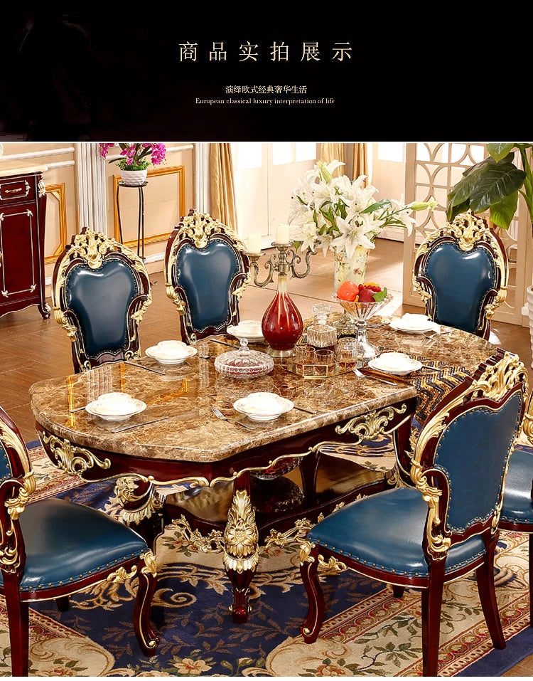 Flowers Decoration Dining Tables Square Design Gold Nordic Kitchen Dining Tables Modern Luxury Tavoli Da Pranzo Home Furniture