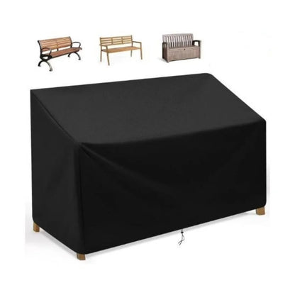 1pc Garden Bench Cover Waterproof Oxford Fabric Breathable Furniture Seat Protective Cover For 2/3/4-seater Benches Spare Parts