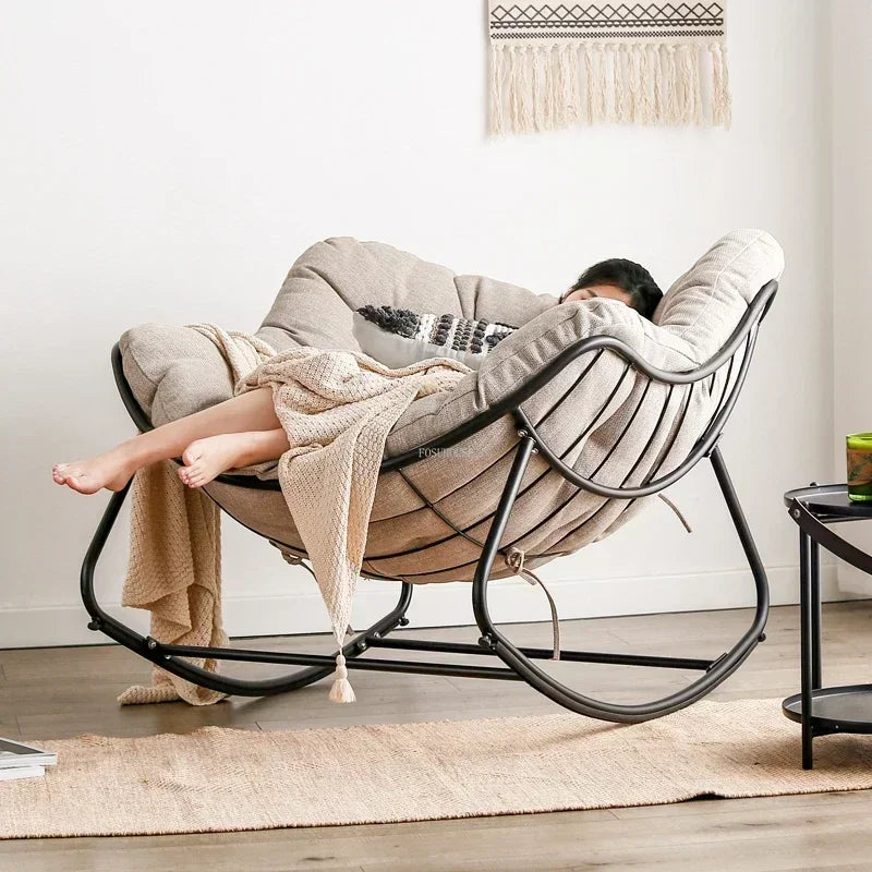 Adult Balcony Home Leisure Couch Sitting Room Single Sofa Internet Celebrity Rocking Chair