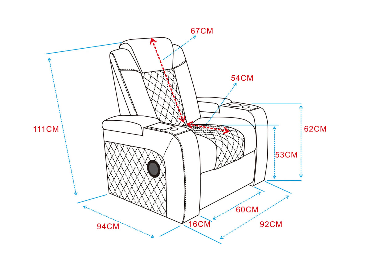 Villa living room leather, sofa first layer cowhide electric multi-function