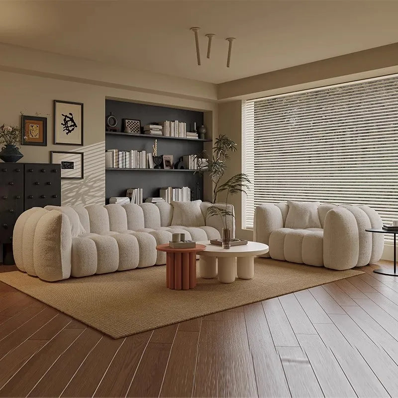 Medieval Cream Style Single Lazy Sofa Living Room Bedroom Pumpkin Leisure Sofa Chair Sofa Set Living Room Economic Vacuum Sofas