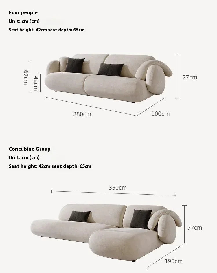 Armchair Curved Modern Sofa Pink Minimalist Wooden Floor Adults Living Room Sofa Canape Chaise Reading Divano Bedroom Furniture