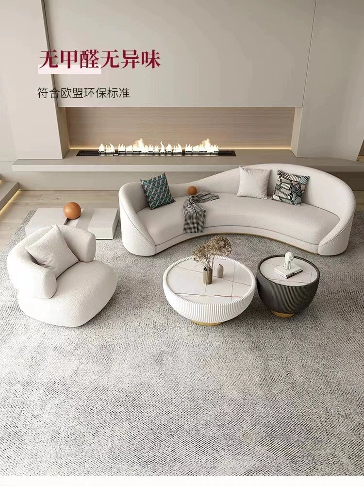White Loveseat Living Room Sofas Light Luxury Cheap Lounge Create Living Room Sofas Ergonomics Comfortable Divano Home Furniture