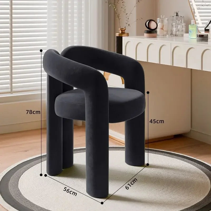 Richome Stool Dressing Chair Makeup Simplicity Modern Bedroom Home Use Light Luxury Dressing Table Simplicity Living Room Sofas