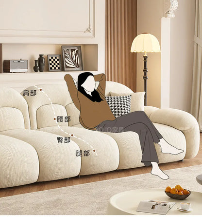 Big Size Living Room Sofa Luxury Italian Full Luxury Armchair Couch Cloud 2 People Corner Floor Reclining Furniture Decoration