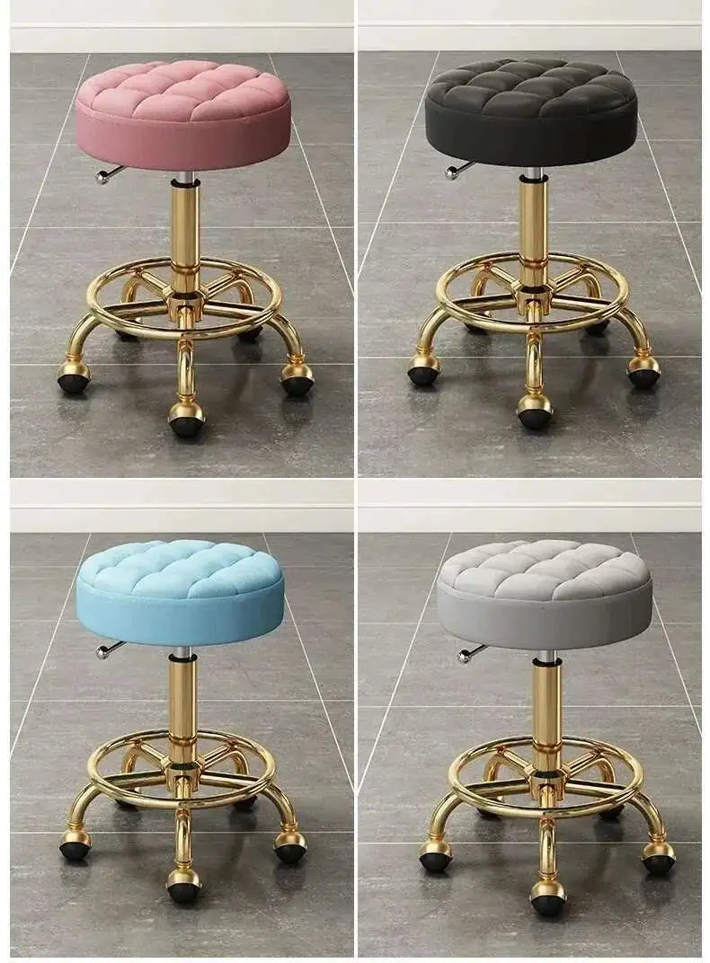 Hairdresser Furniture Barber Shop Chair Hair Chairs Salon Folding Stool Tabouret Roulette Aesthetics Beauty Ergonomic Chair