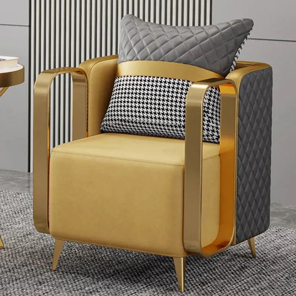 Living Room Single Sofa Dining Chair Victoria Relax Armchair Voven Upholstered Replacement Chairs Booster Nordic Floor Furniture