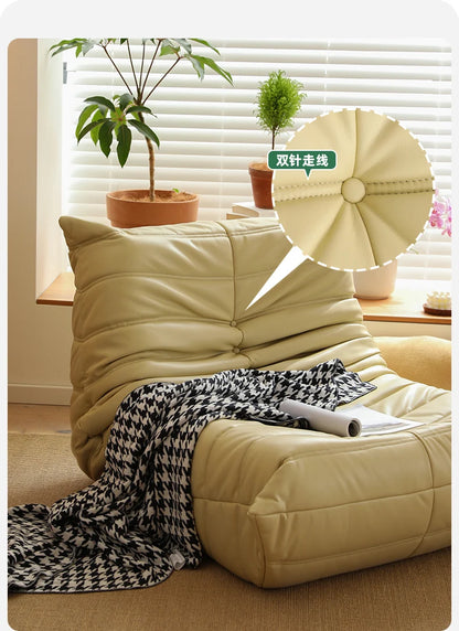 Lazy sofa single leisure chair modern simple technology leather ins