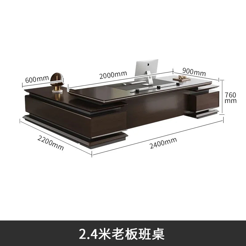 Aesthetic Executive Office Executive Desk Reading Minimalist Table Computer Tables Coffee Reception Tavolino Hotel Furniture