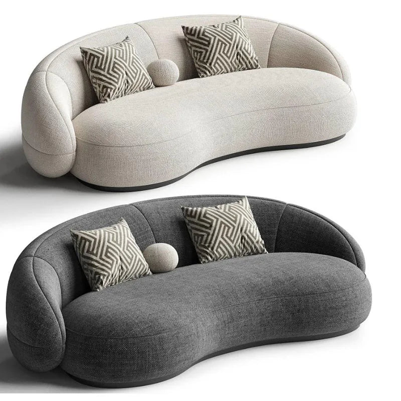 Nordic Luxury Living Room Sofa Minimalist Family Puff Comfortable Living Room Sofa Relaxing Couch Woonkamer Banken Furnitures